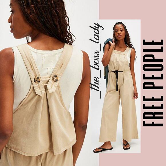 Free People jumpsuit overalls one piece belted romper Small onesie